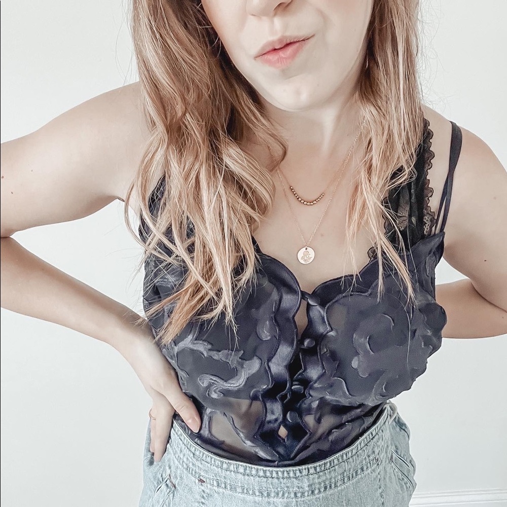 Vintage Gold Tag Victoria’s Secret bodysuit